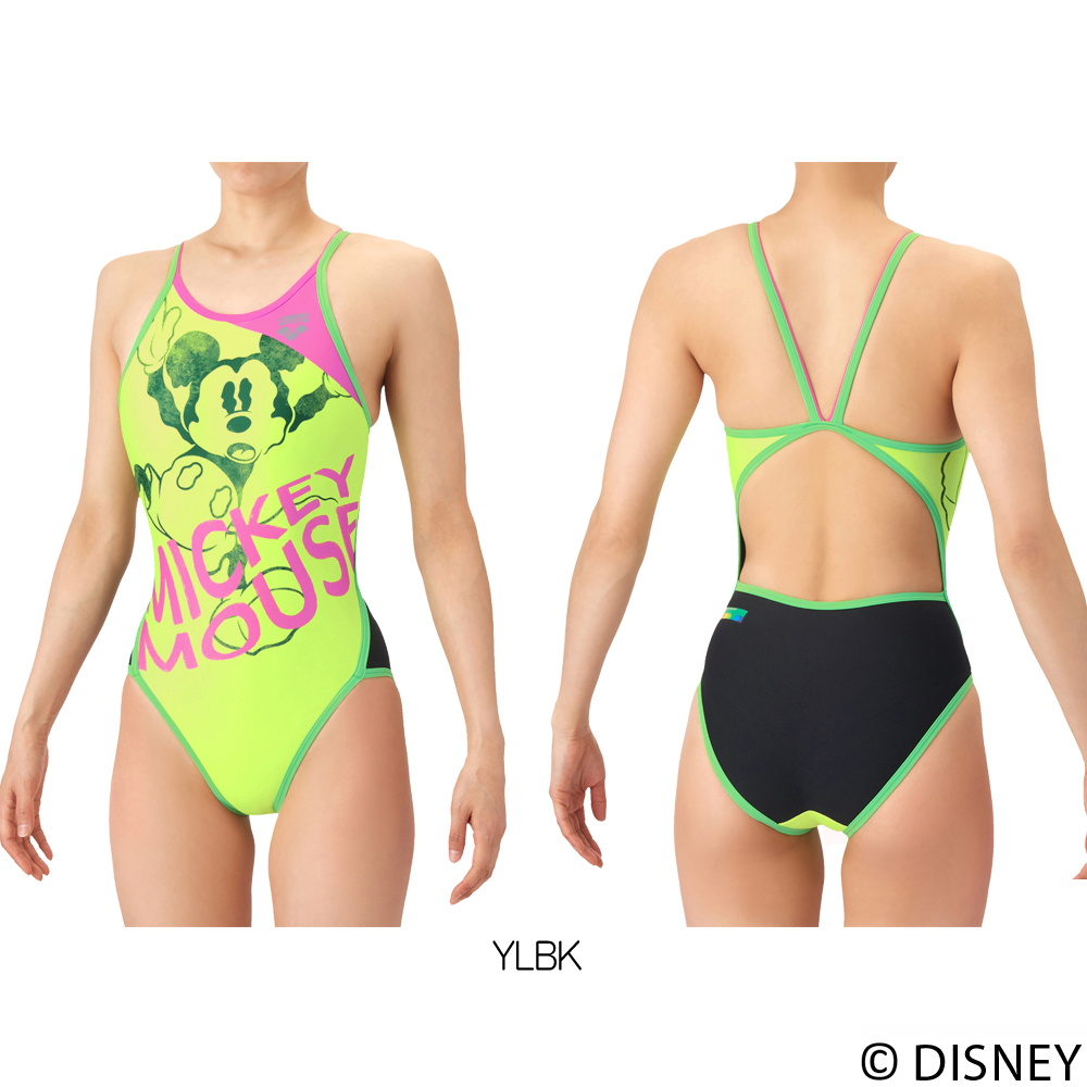 新品　アリーナ　レディース競泳水着練習用ハーフスパッツ　ディズニータフスキン　M 新品 アリーナ レディース競泳水着練習用ハーフスパッツ ディズニー