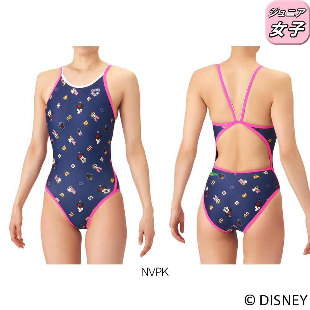 アリーナ（arena） 競泳水着 練習用水着 ジュニア女子 ディズニー