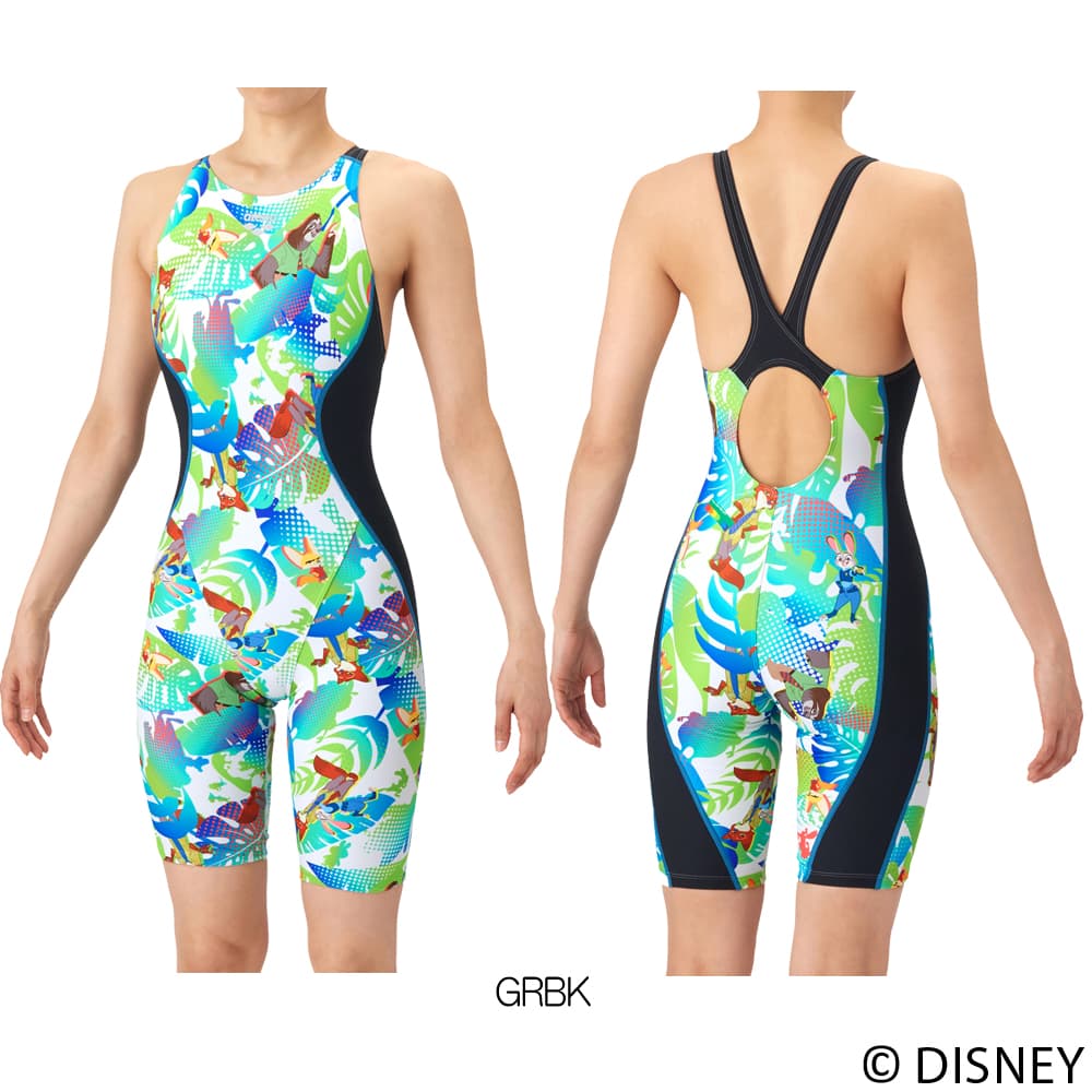 新品　アリーナ　レディース競泳水着練習用ハーフスパッツ　ディズニータフスキン　M アリーナ（arena） 競泳水着 練習用水着 レディース タフスーツ