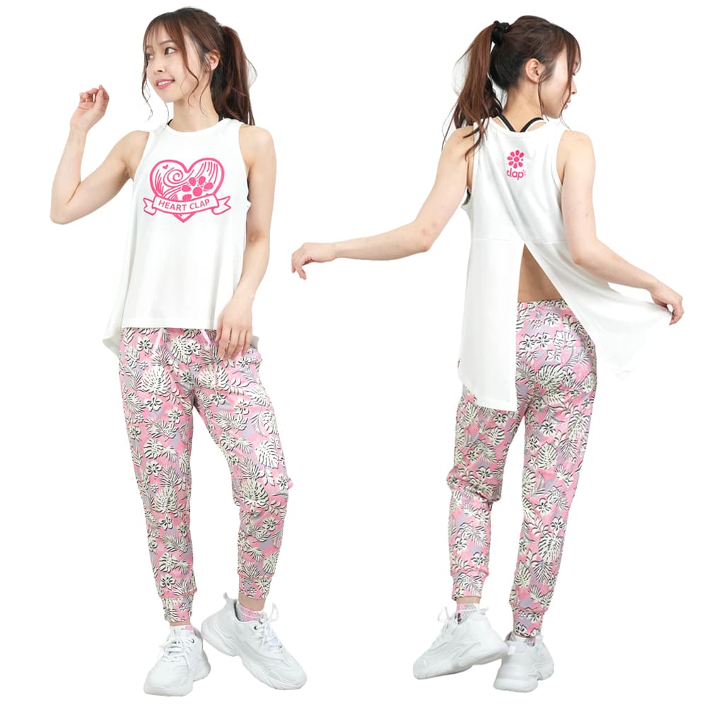 clap（クラップ） ハイビスカス クロップドパンツ レディース スポーツ