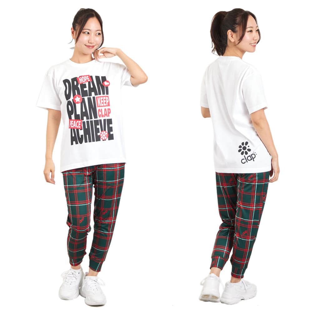 clap（クラップ） ホーリーチェック クロップドパンツ レディース