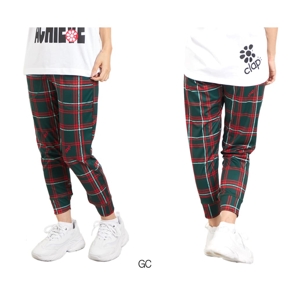 clap（クラップ） ホーリーチェック クロップドパンツ レディース