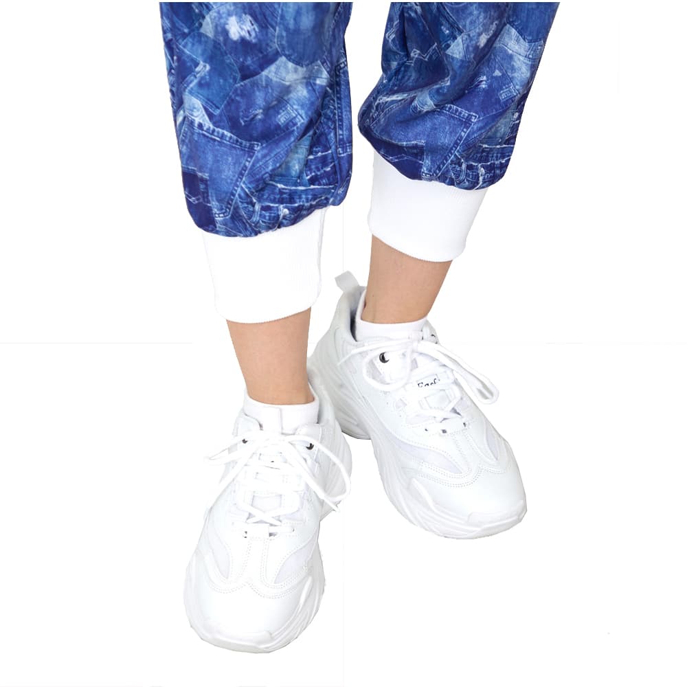 clap（クラップ） デニムポケット イージー レディース クロップド