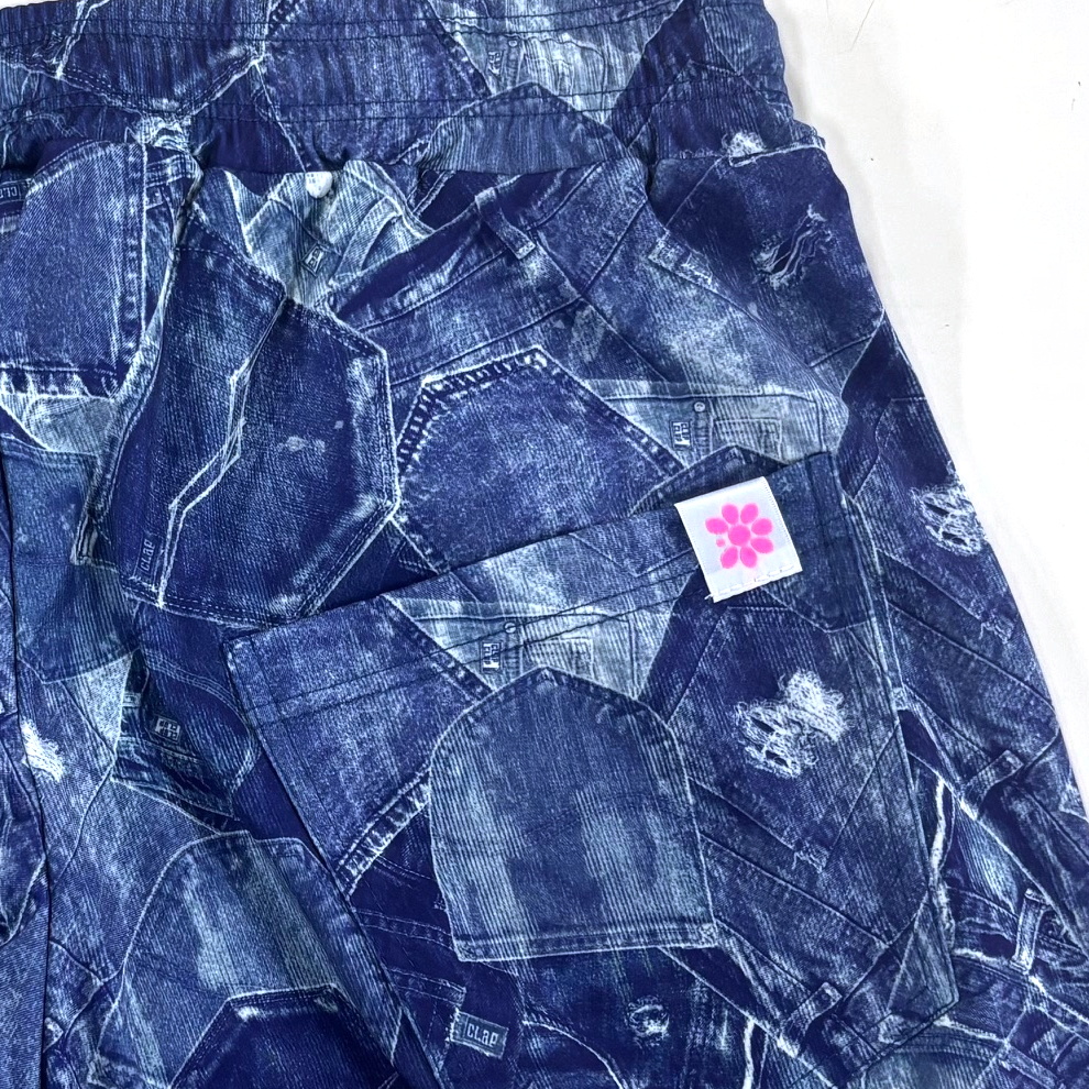 clap（クラップ） デニムポケット イージー レディース クロップド
