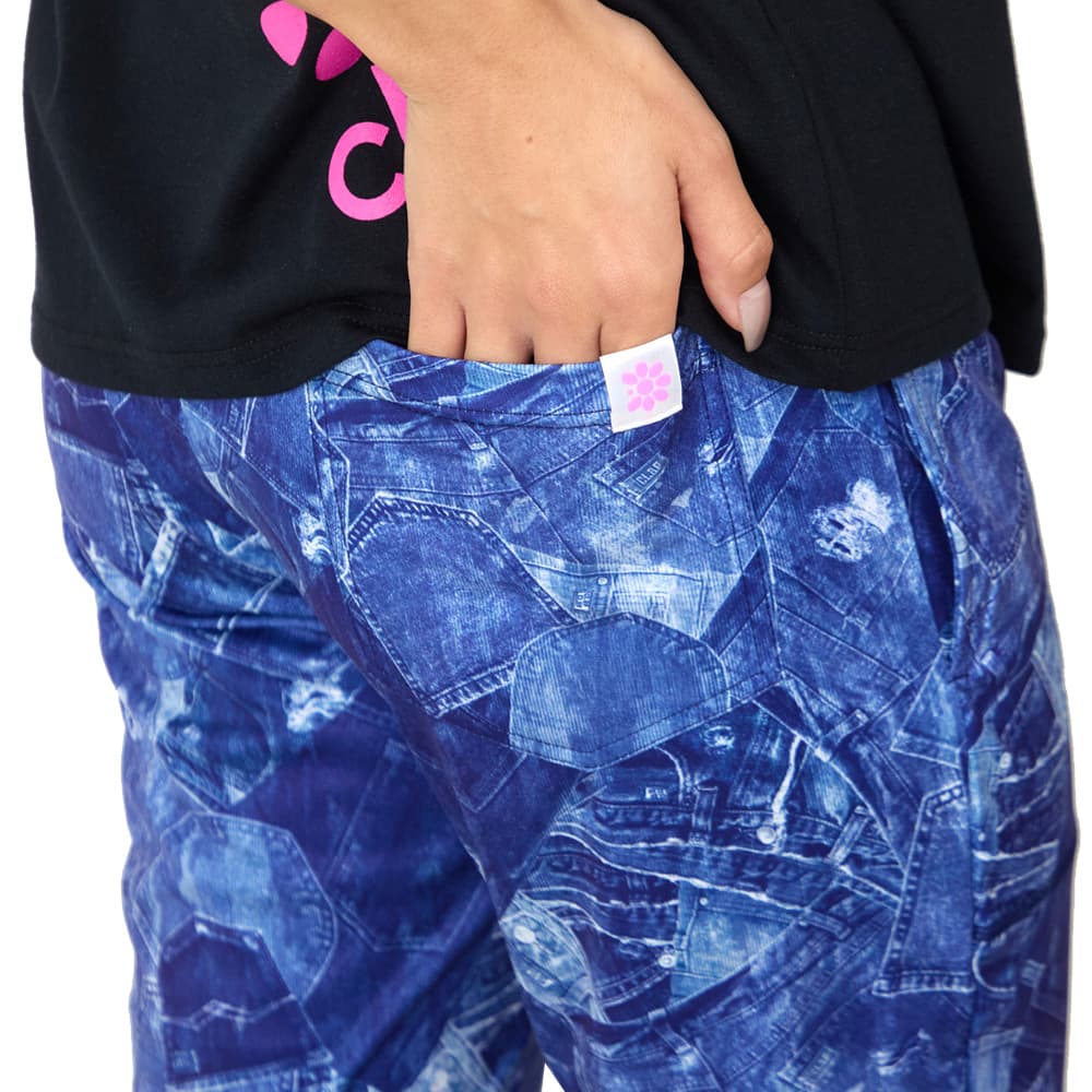 clap（クラップ） デニムポケット クロップドパンツ レディース