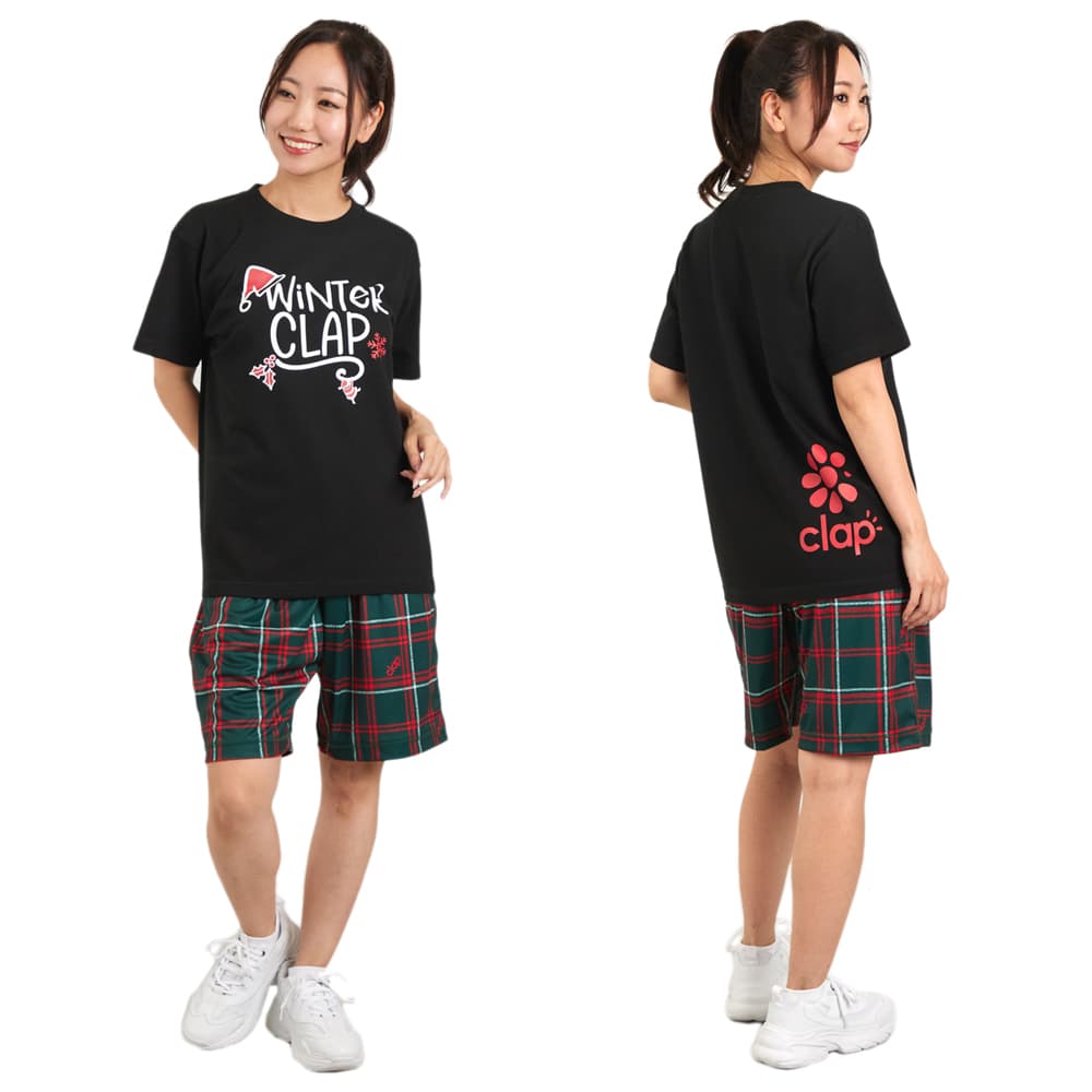 clap（クラップ） ホーリーチェック ハーフパンツ レディース スポーツ