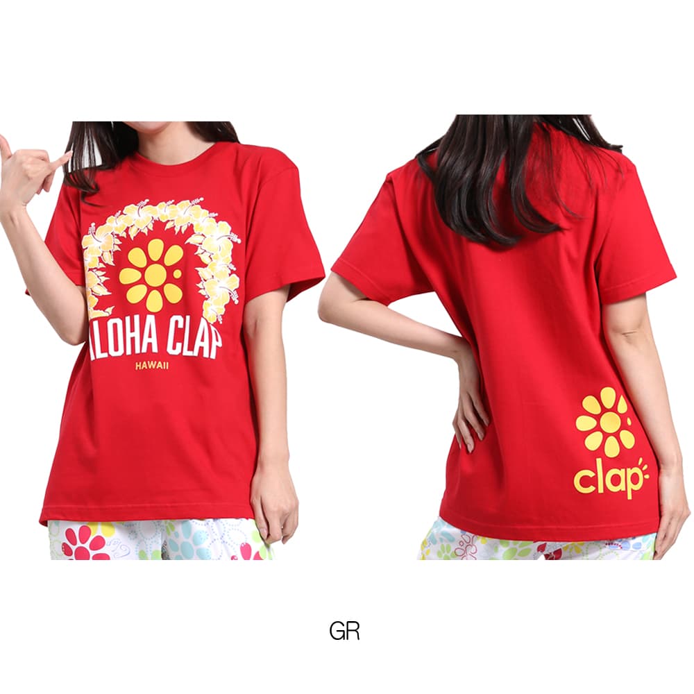 クラップ CLAP アロハクラップ ティー レディース Tシャツ 半袖