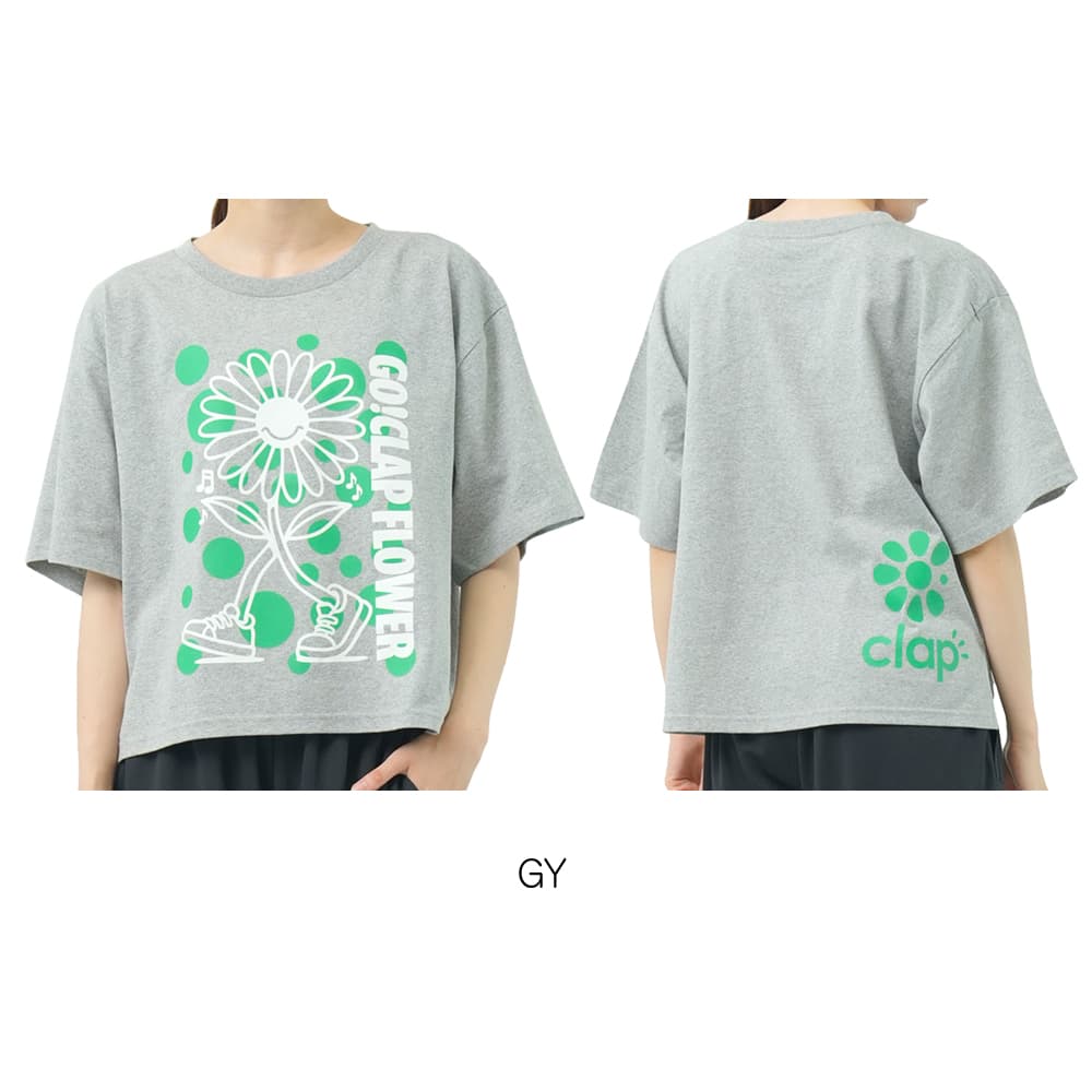 clap（クラップ） クラップフラワー ビッグティー レディース Tシャツ