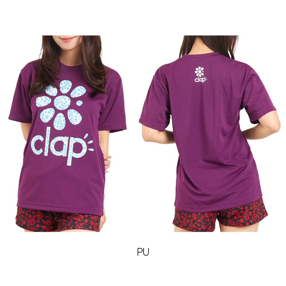 クラップ CLAP ペイズリークラップ ドライティー Tシャツ 半袖