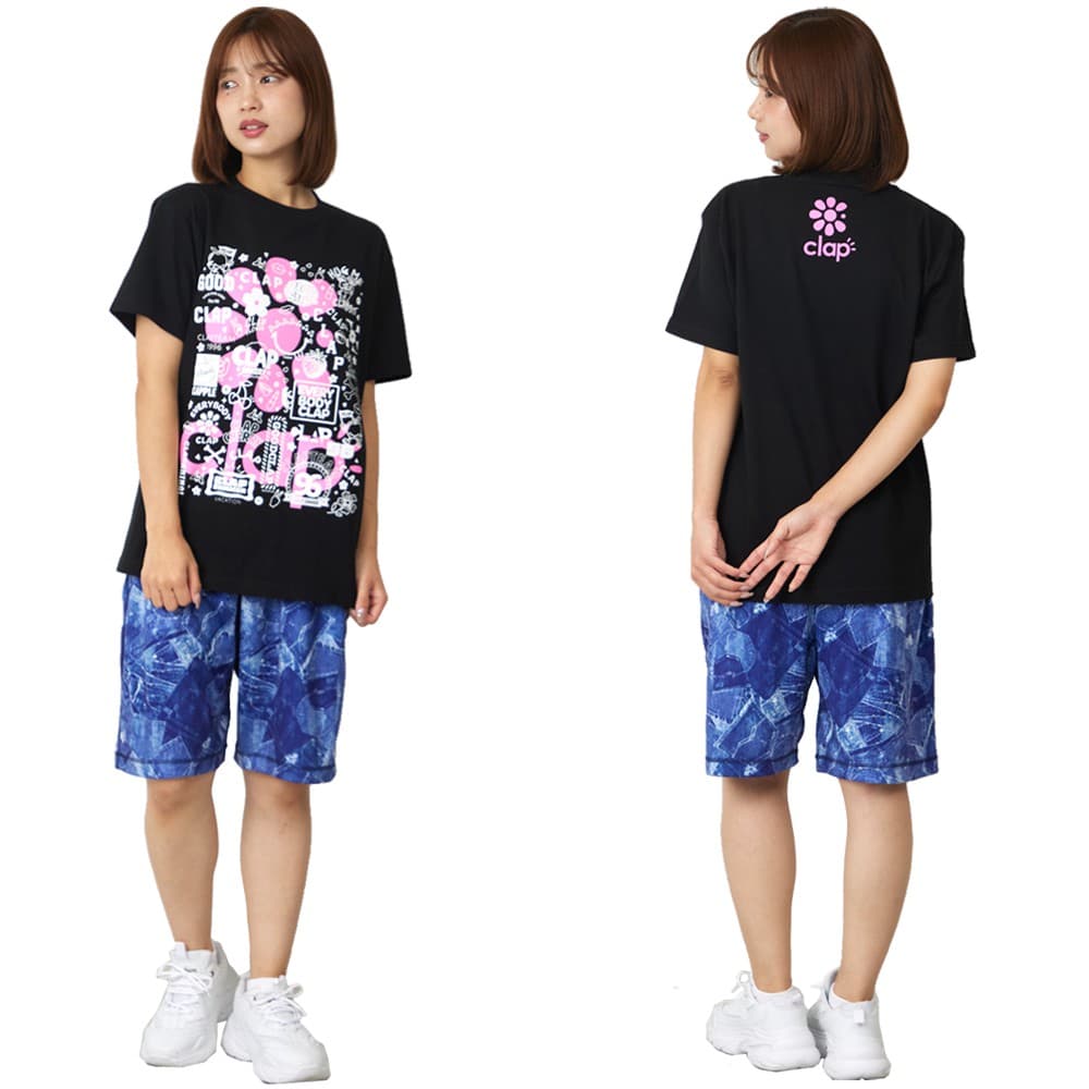 clap（クラップ） ステッカー ティー レディース Tシャツ 半袖