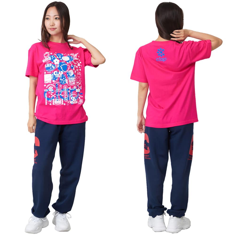 clap（クラップ） ステッカー ティー レディース Tシャツ 半袖