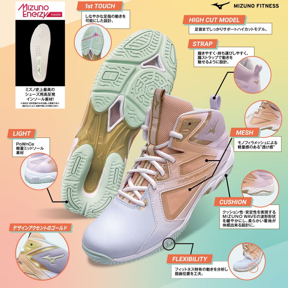 MIZUNO（ミズノ） フィットネスシューズ ウエーブダイバース LG4 Ltd