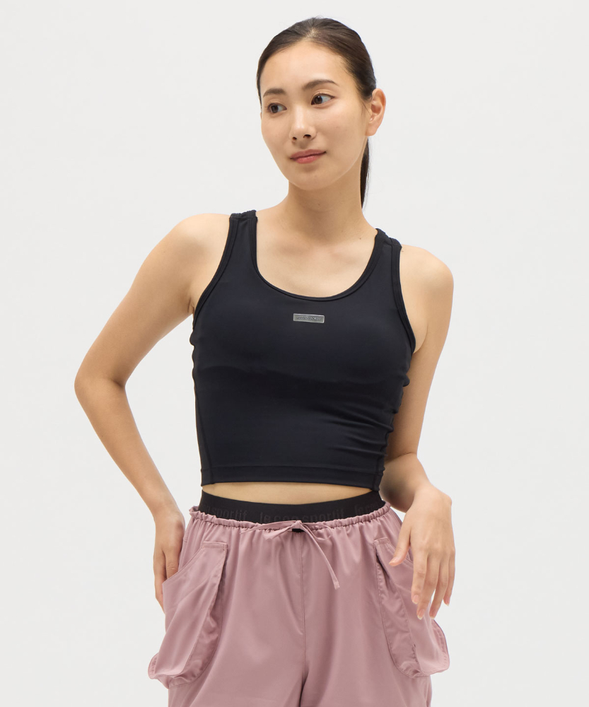 le coq sportif（ルコックスポルティフ） クロップド丈 ブラトップ