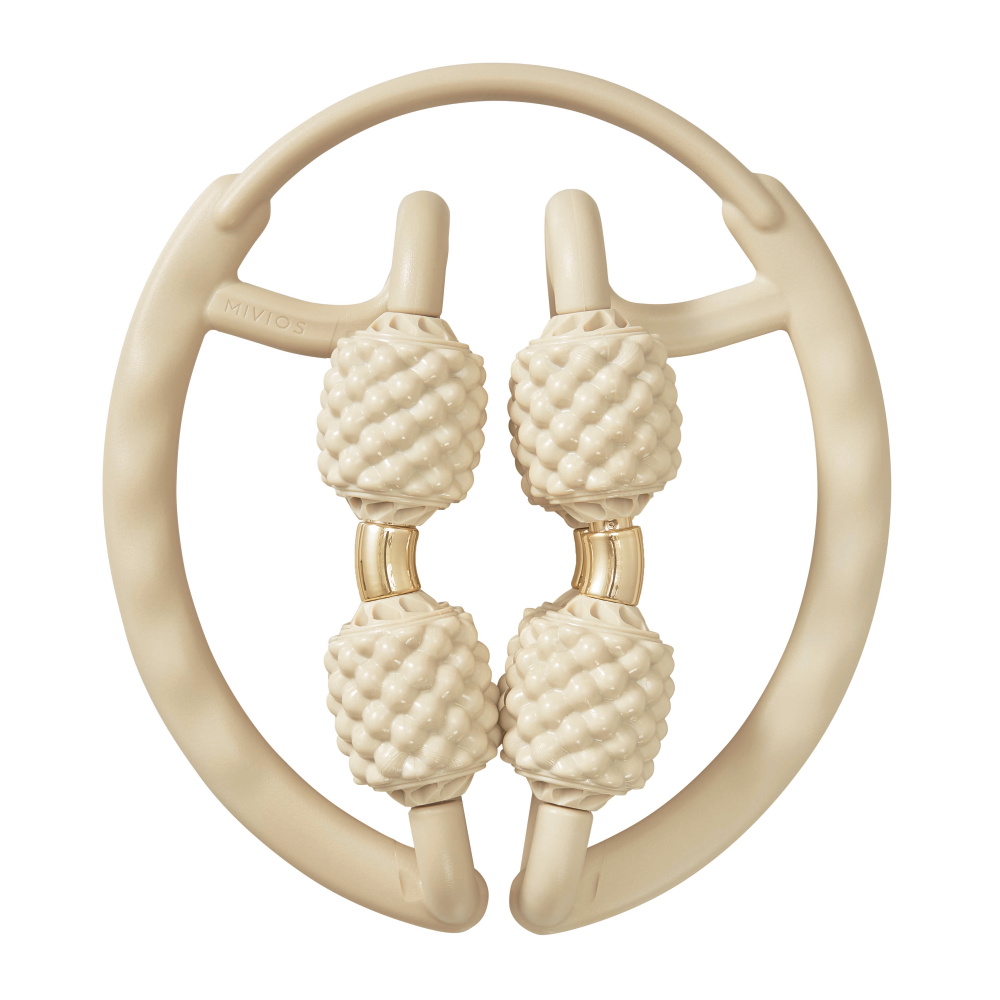 MIVIOS ミヴィオス ハンドルローラープラス サンドベージュ マッサージ アルインコ ALINCO フィットネス エクササイズ ストレッチ【開封後返品交換不可】MVS317 | ALINCO | 01