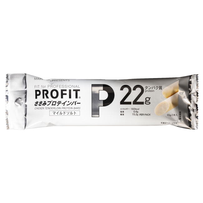 丸善 PROFIT プロフィット ささみプロテインバー コンソメ味 2本入り