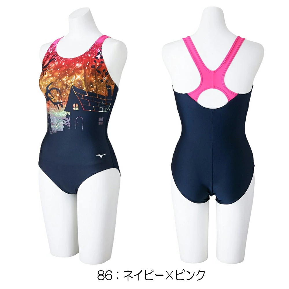 salted ワンピース　水着　大人水着　新品未使用 XSFWO10J2 配色 背中魅せ ワンピース 水着