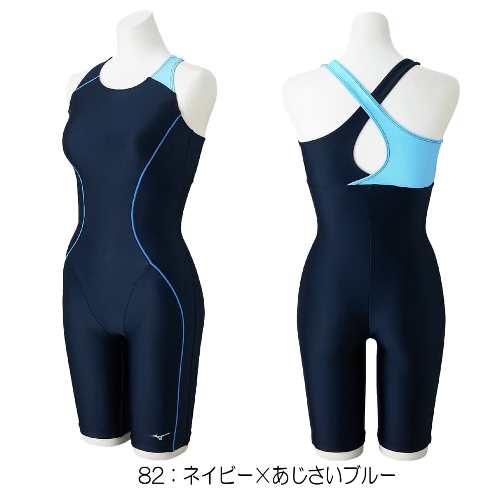 Mizuno スポーツ用水着 ネイビー MIZUNO（ミズノ） フィットネス水着 レディース Stroke ONE