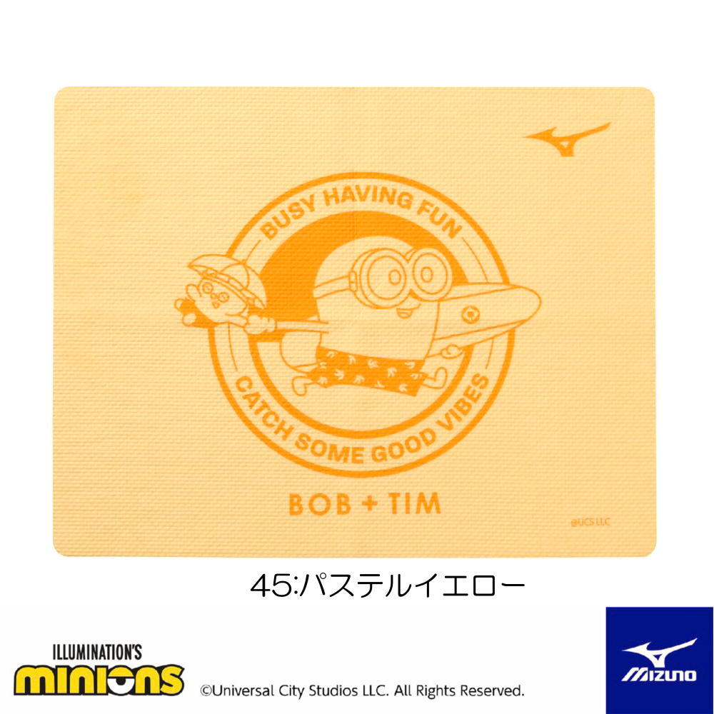 ミズノ MIZUNO 水泳 スイムタオル 吸水タオル セームタオル ミニオンズ
