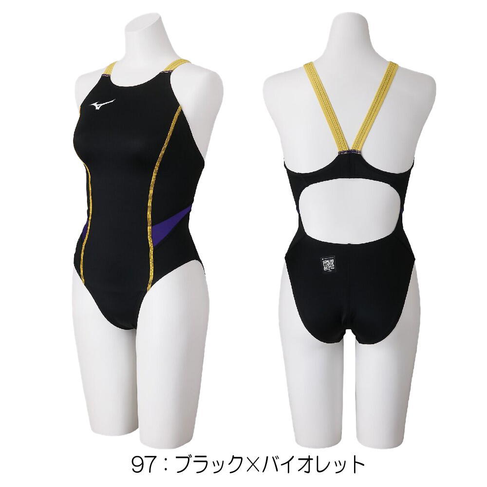 ミズノ MIZUNO 競泳水着 レディース WA承認モデル GX・SONIC STREAM ミディアムカット N2MAC725 fina マーク あり | GX・SONIC | 04