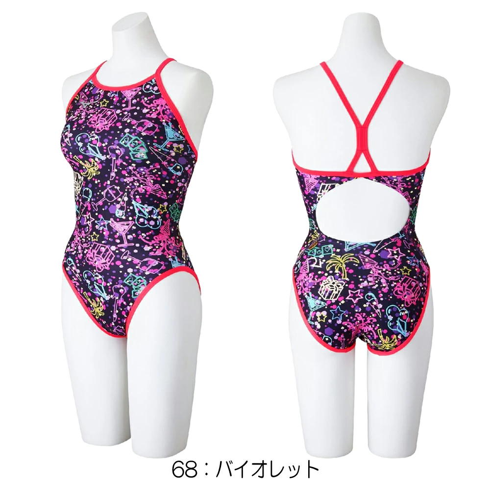MIZUNO レディースエクサースーツ ミディアムカット N2MA9276 M MIZUNO ミズノ 競泳水着 練習用水着 レディース エクサースーツ