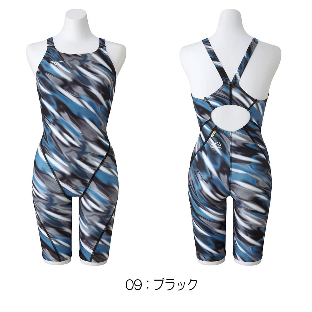 ミズノ MIZUNO 競泳水着 レディース 練習用 エクサースーツ ハーフスーツ EXER SUITS U-Fit  AYA COLLECTION 寺川綾 競泳練習水着 2023年秋冬モデル N2MGA778