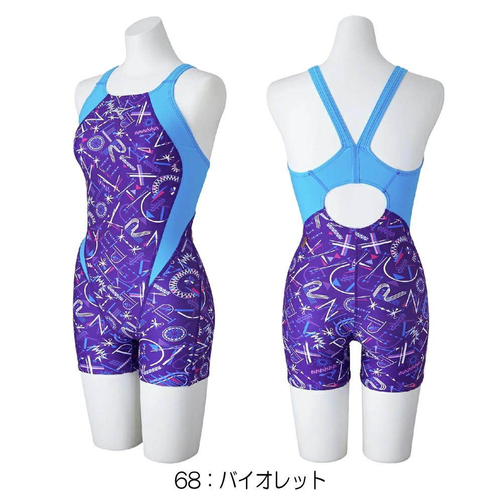 MIZUNO - 【XL】新品　MIZUNO　ミズノ　エクサースーツ　ジム　競泳 EXER SUITS ミズノ MIZUNO 競泳水着 練習用水着 レディース