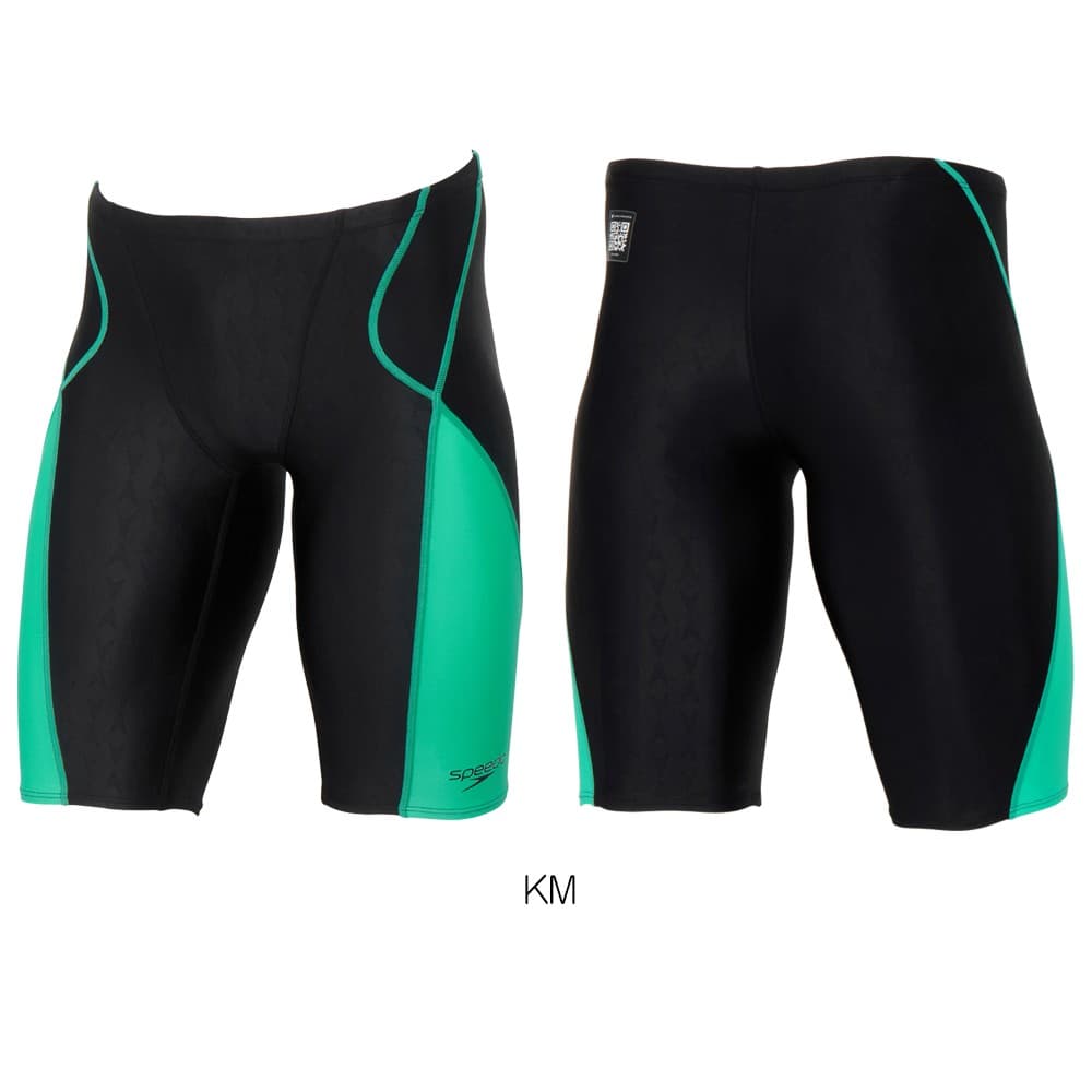 【高速水着】Speedo 競泳水着 S FINA　新品未使用　黒/緑 speedo（スピード） 競泳水着 メンズ WA承認モデル フレックスシグマ