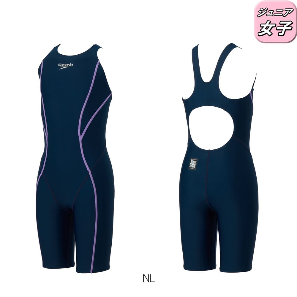 speedo 競泳水着 　ネイビー speedo（スピード） 競泳水着 ジュニア女子 WA承認モデル フレックス