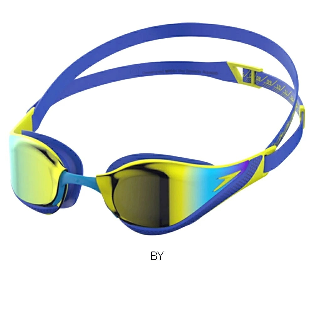 ミラーゴーグル 水泳 スピード SPEEDO ファストスキンピュアフォーカスミラー FINA承認 WA承認モデル スイミング レーシング 競泳 アジアンフィット SE01951 関連画像3