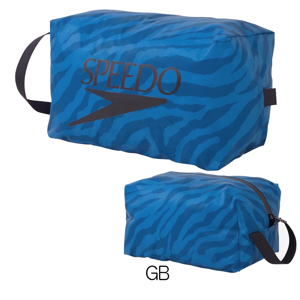 speedo（スピード） 水泳 マイコンフィプルーフ ゼブラ柄 Mサイズ