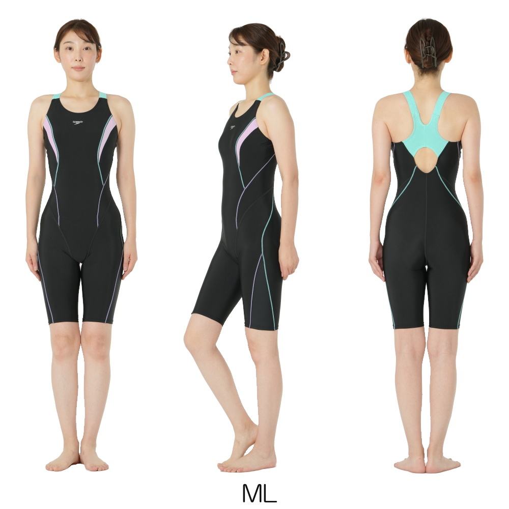 speedo（スピード） フィットネス水着 レディース フィールアップルー 