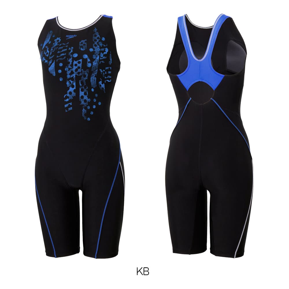 speedo（スピード） フィットネス水着 レディース クラッシュドット