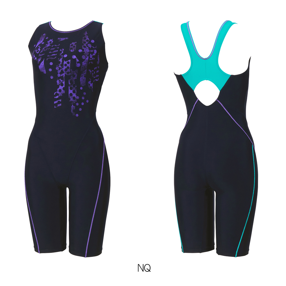 speedo（スピード） フィットネス水着 レディース クラッシュドット