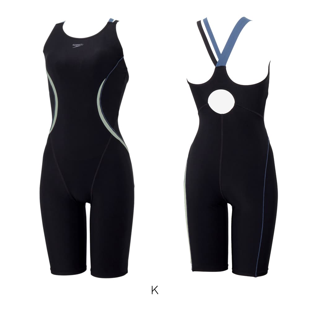 speedo（スピード） フィットネス水着 レディース オーバルカーヴィー