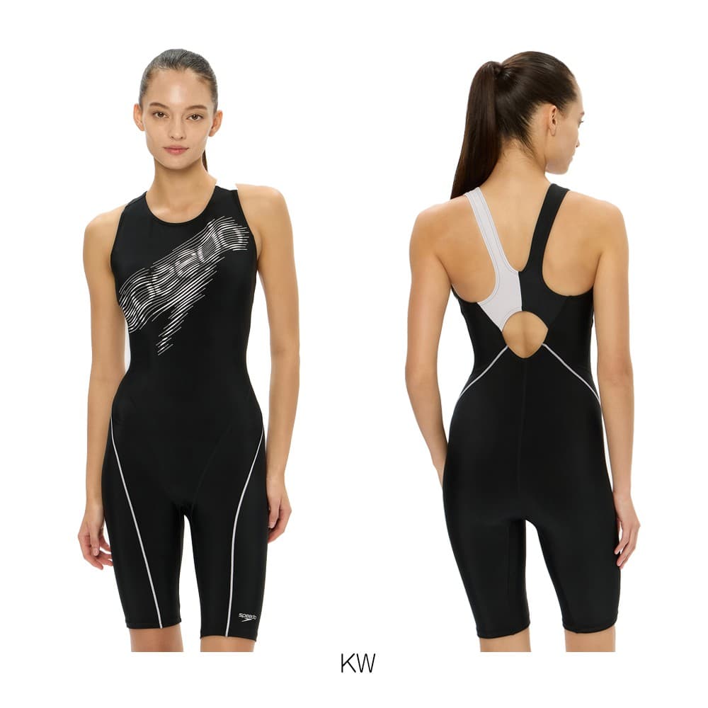 speedo（スピード） フィットネス水着 レディース ストリームドッツ