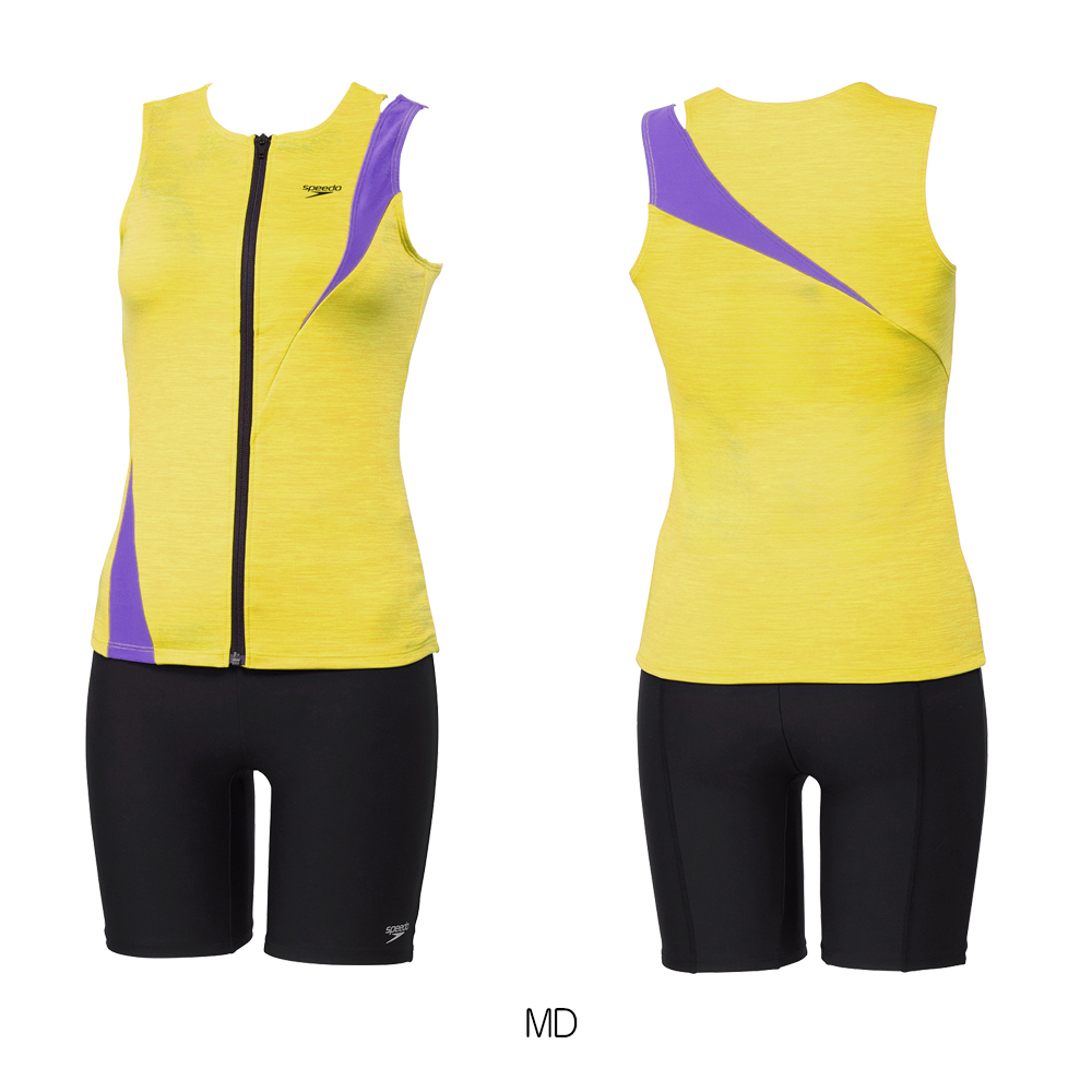 speedo（スピード） フィットネス水着 レディース ディアゴナジップ