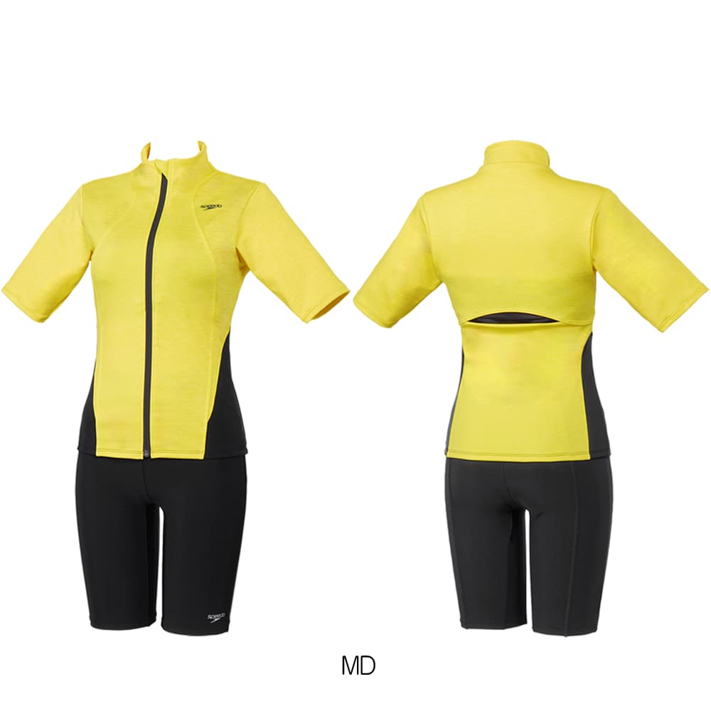 speedo（スピード） フィットネス水着 レディース ショートスリーブ