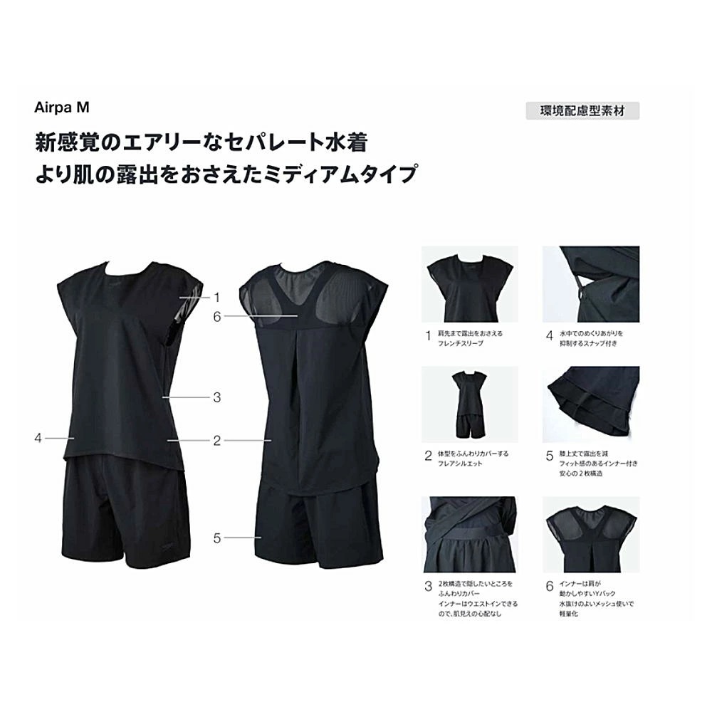 speedo（スピード） フィットネス水着 レディース エアパエム エアパM