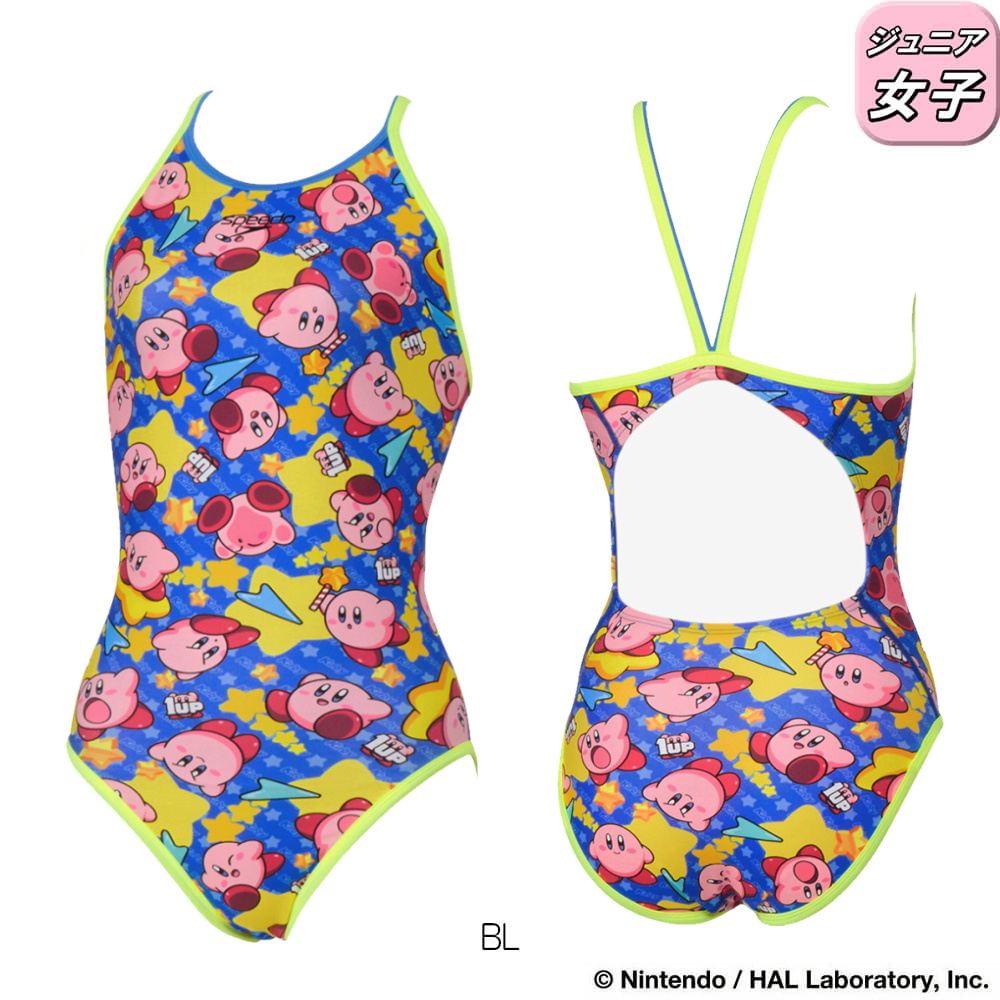 speedo（スピード） 競泳水着 練習用水着 ジュニア女子 カービィ