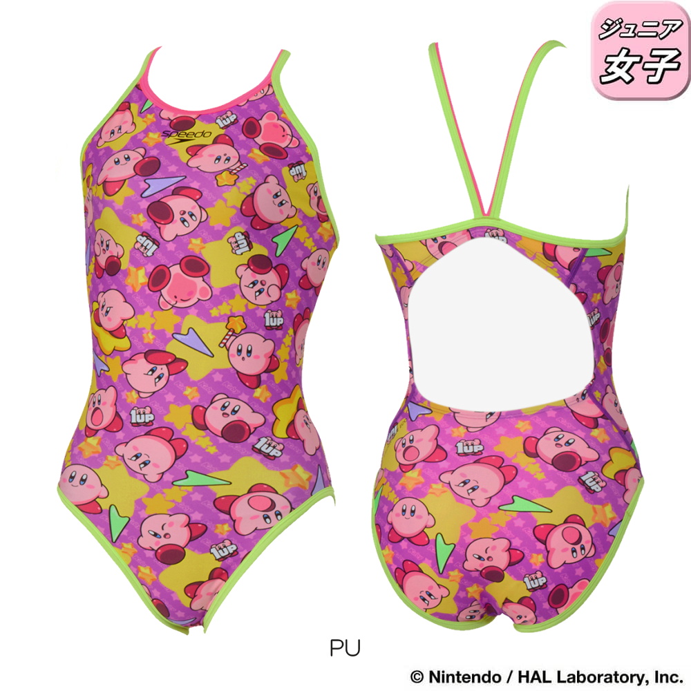 speedo（スピード） 競泳水着 練習用水着 ジュニア女子 カービィ