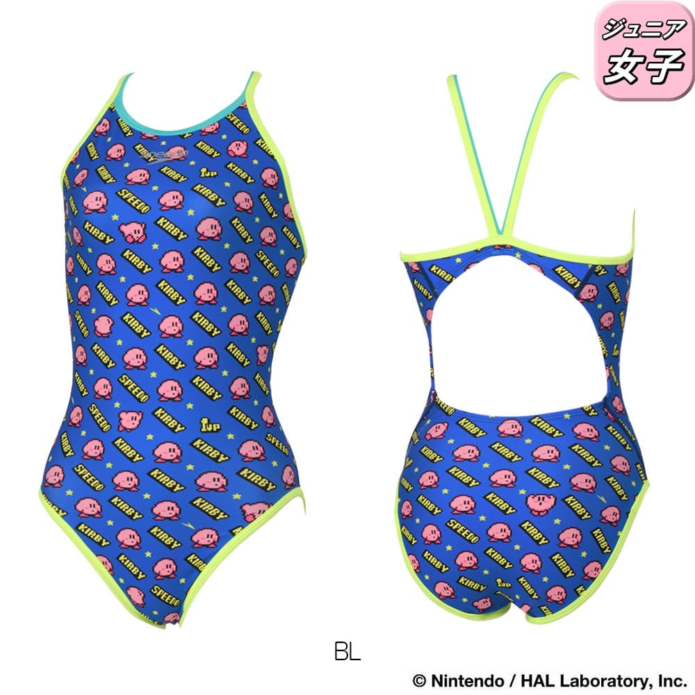 speedo（スピード） 競泳水着 練習用水着 ジュニア女子 カービィ1