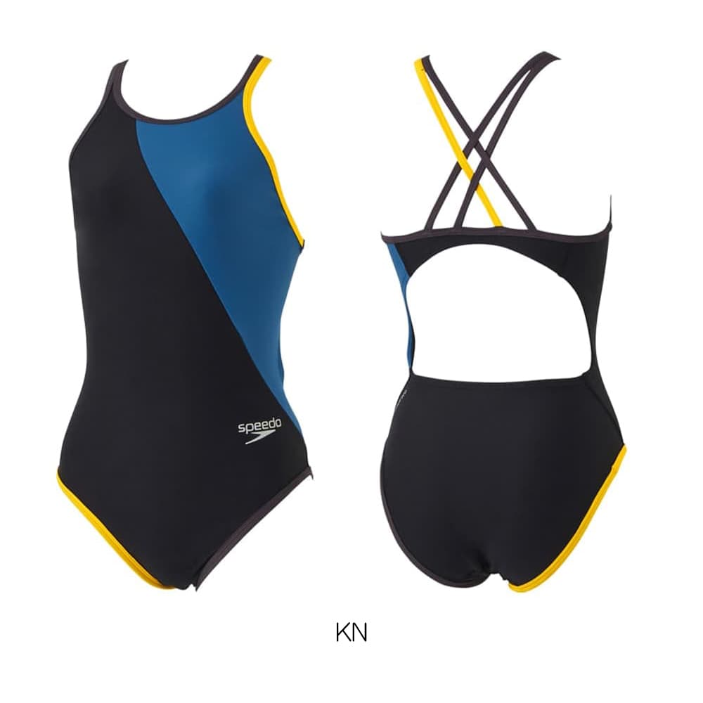 スピード SPEEDO 競泳水着 レディース 練習用 ファンピースクローシェターンズスーツ ENDURANCE ECO 競泳練習水着 STW02303