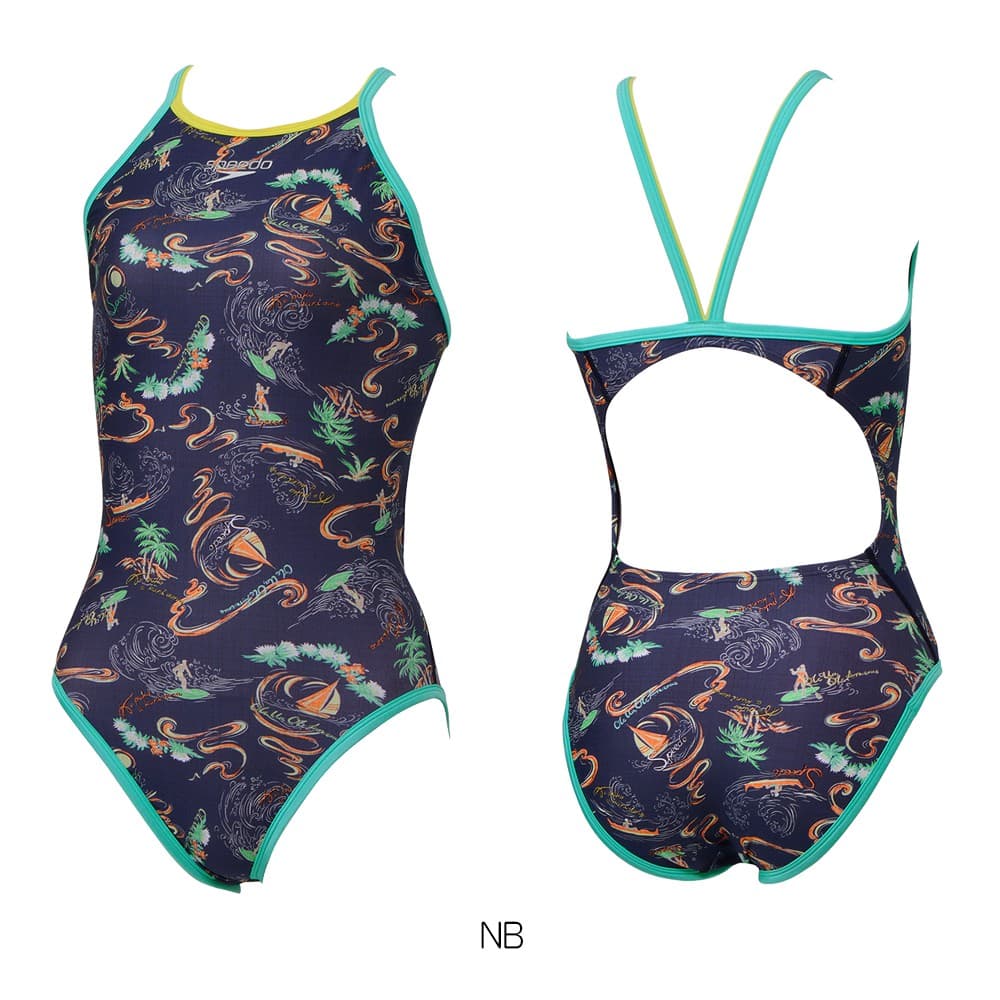 Speedo 競泳水着 Sサイズ 青 speedo（スピード） 競泳水着 練習用水着 レディース サンオンザシー