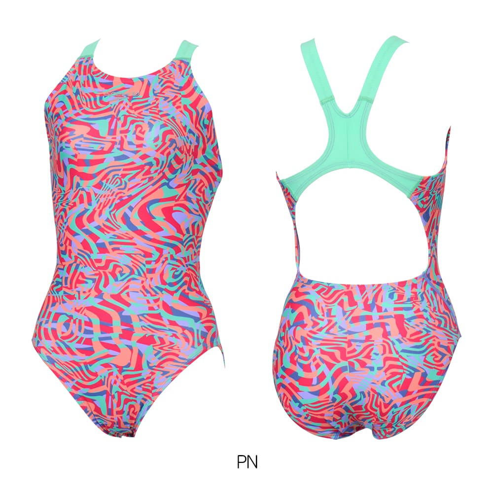 O 新品 speedo 練習水着 パッド付 トレーニング Wストラップ speedo（スピード） 競泳水着 練習用水着 レディース メイズターンズ