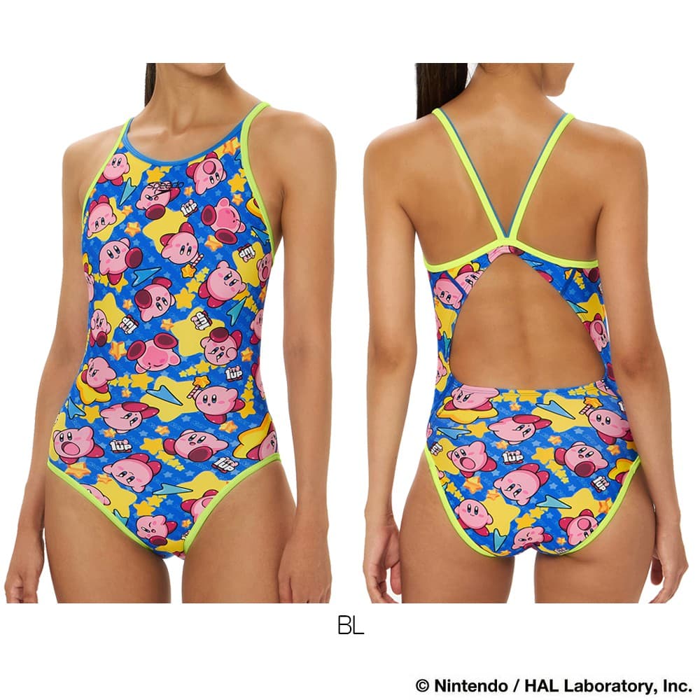 競泳水着スピード新品未使用サイズO　2枚セット speedo（スピード） 競泳水着 練習用水着 レディース カービィスーパー