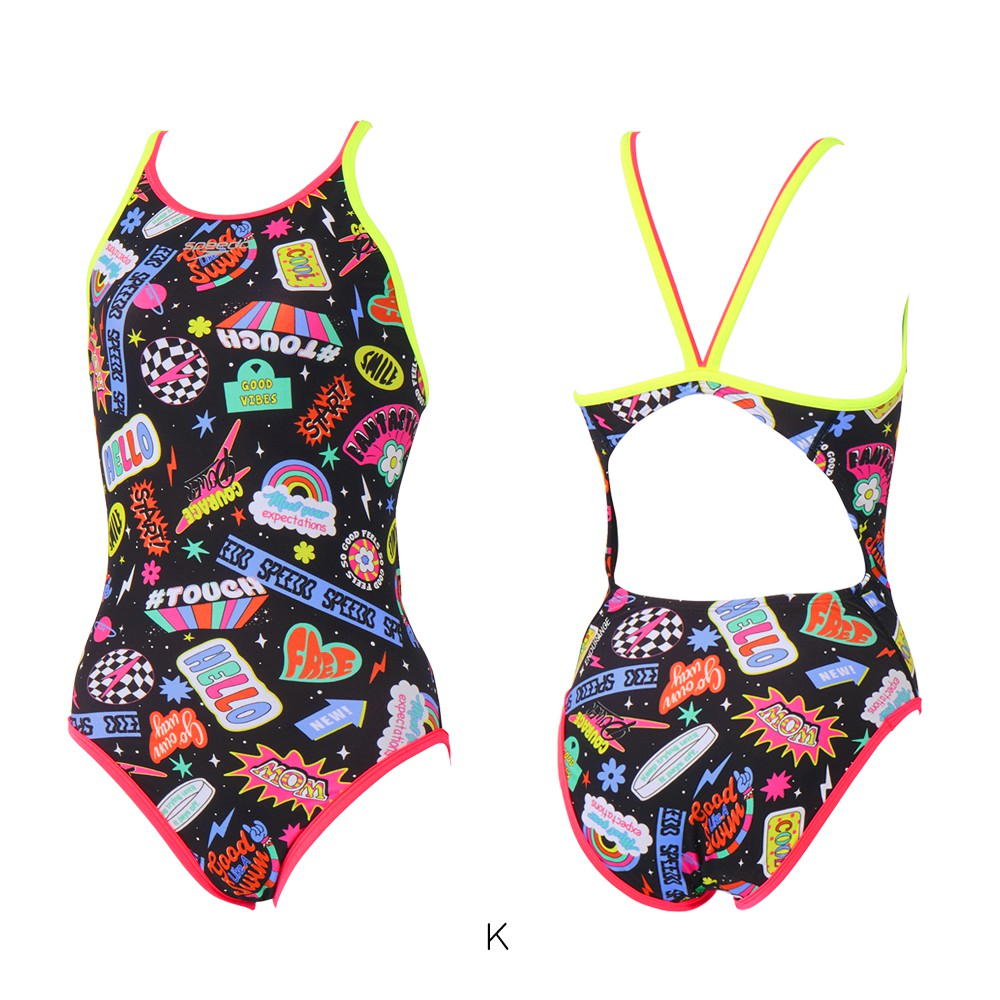 speedo（スピード） 競泳水着 練習用水着 レディース カラフル