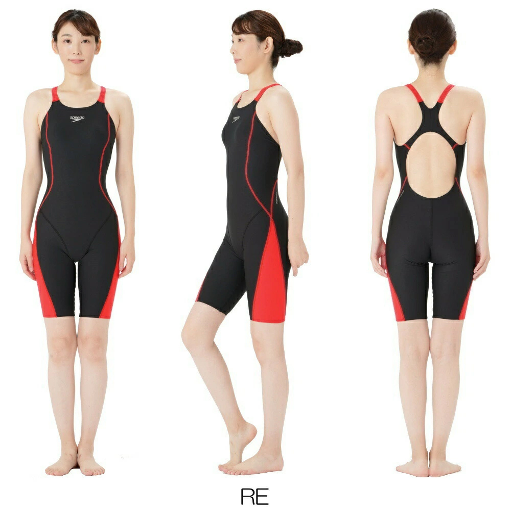 スピード SPEEDO 競泳水着 レディース 練習用 プッシュアップターンズニースキン ENDURANCE ECO 競泳練習水着 STW12301 関連画像1