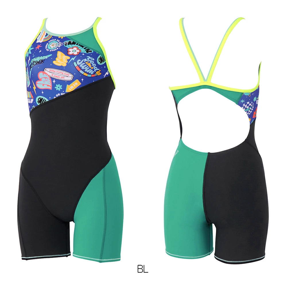 speedo（スピード） 競泳水着 練習用水着 レディース カラフル