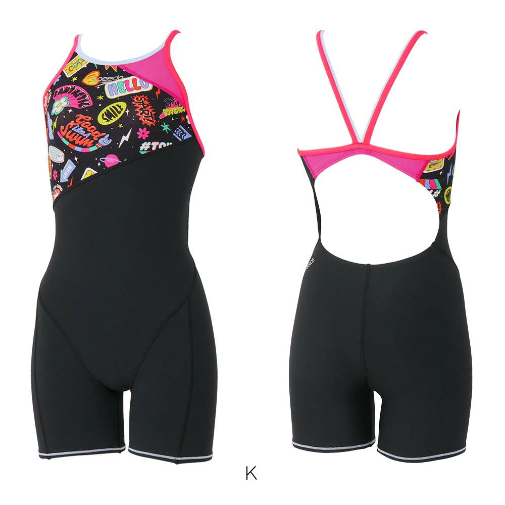 speedo（スピード） 競泳水着 練習用水着 レディース カラフル