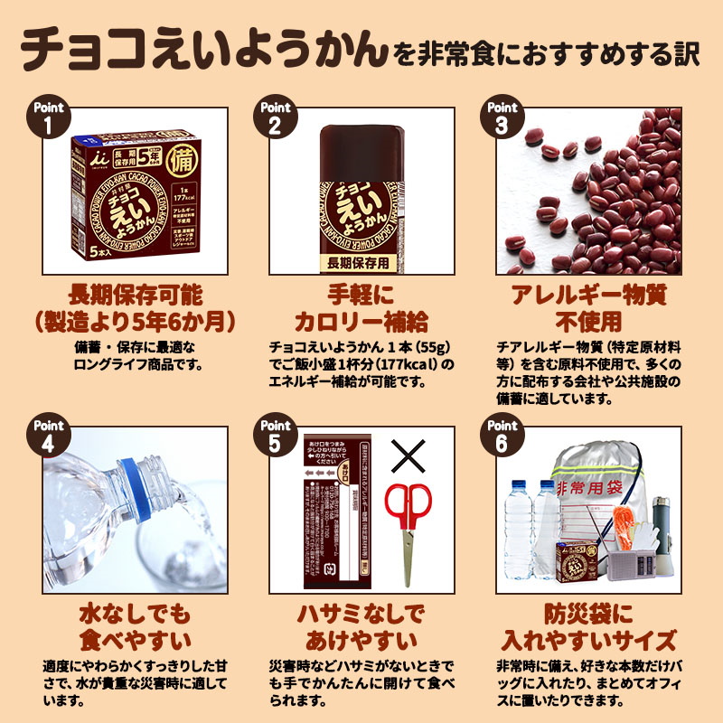 井村屋（imuraya） チョコえいようかん ようかん 羊羹 56g×5本入 行動
